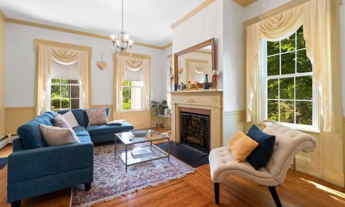 Trumansburg House | A historic, opulent retreat surrounded by sprawling lawns and peaceful countryside beauty.
