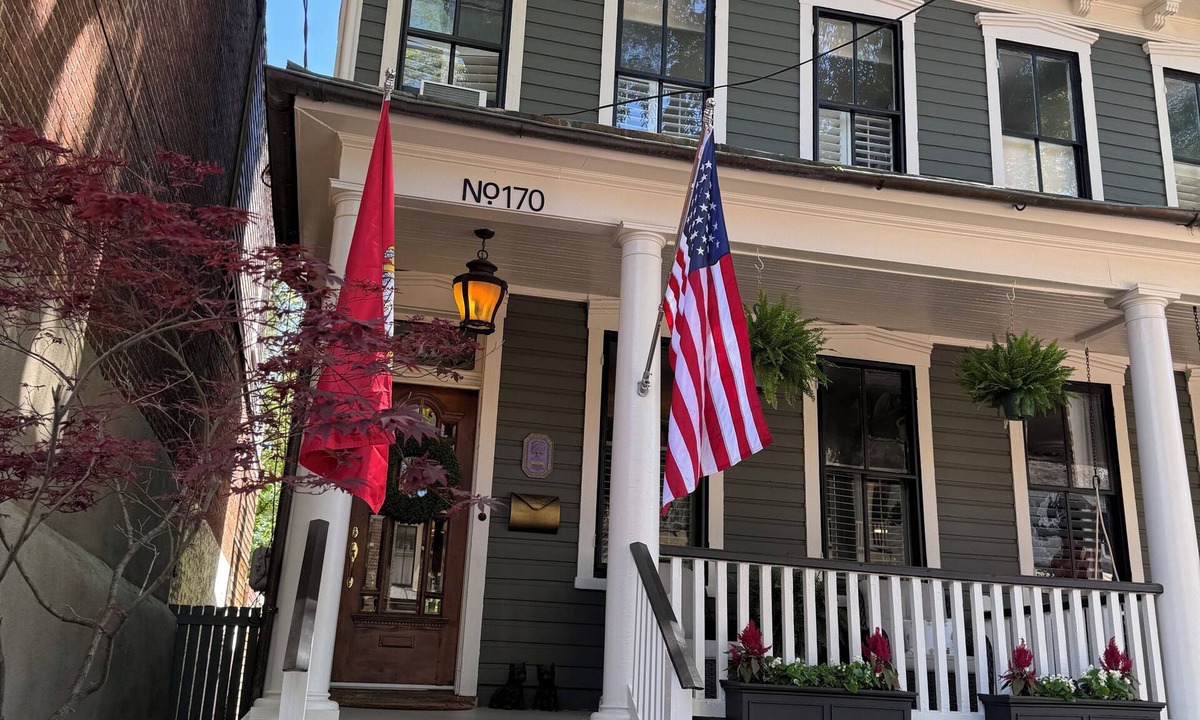 Historic District House | Annapolis History In Style Next to City Dock with Street Parking