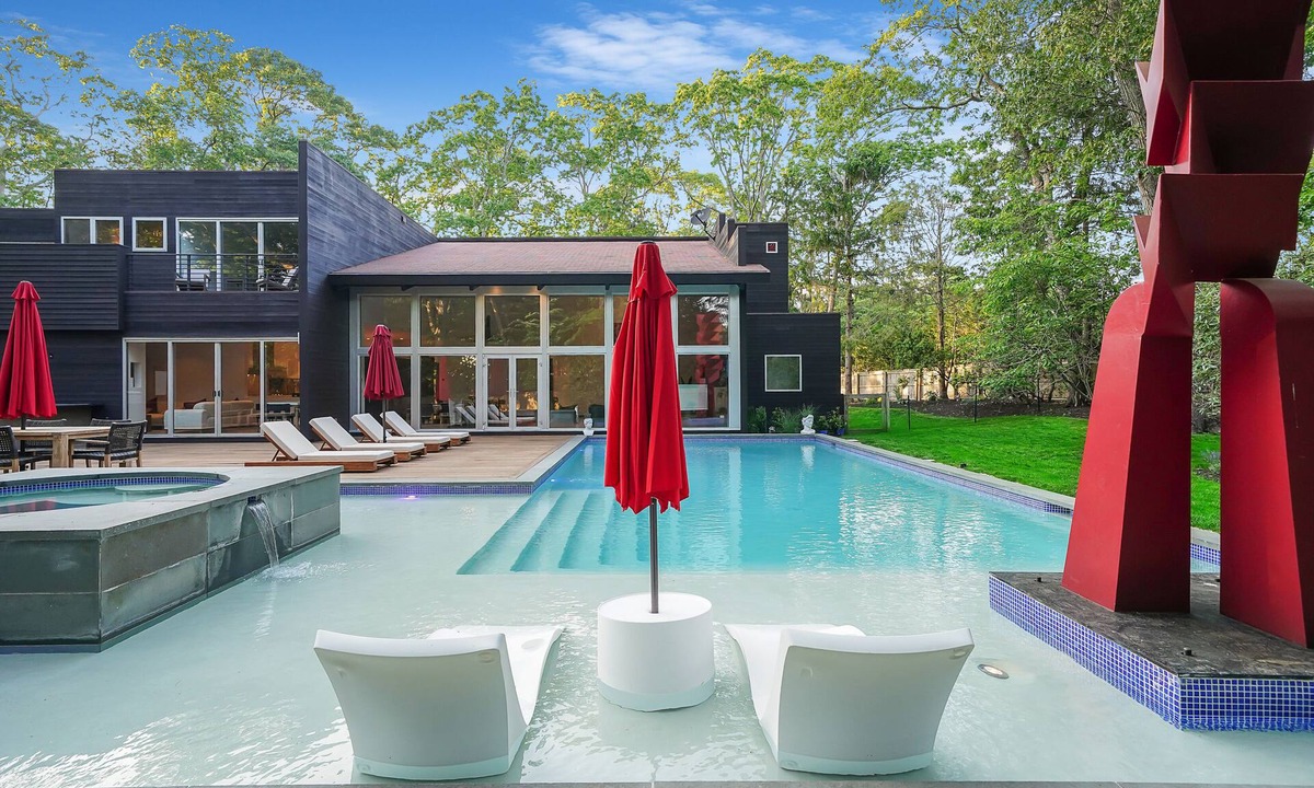 Village of East Hampton House | Chic Modern Retreat in the Heart of EH! Pool Open!