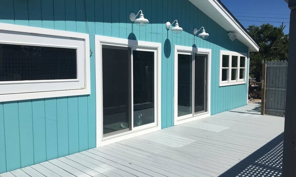 Bayberry Dunes House | Davis Park, Fire Island. Bay/sunset views. Updated 4 bed/2 bath house w A/C