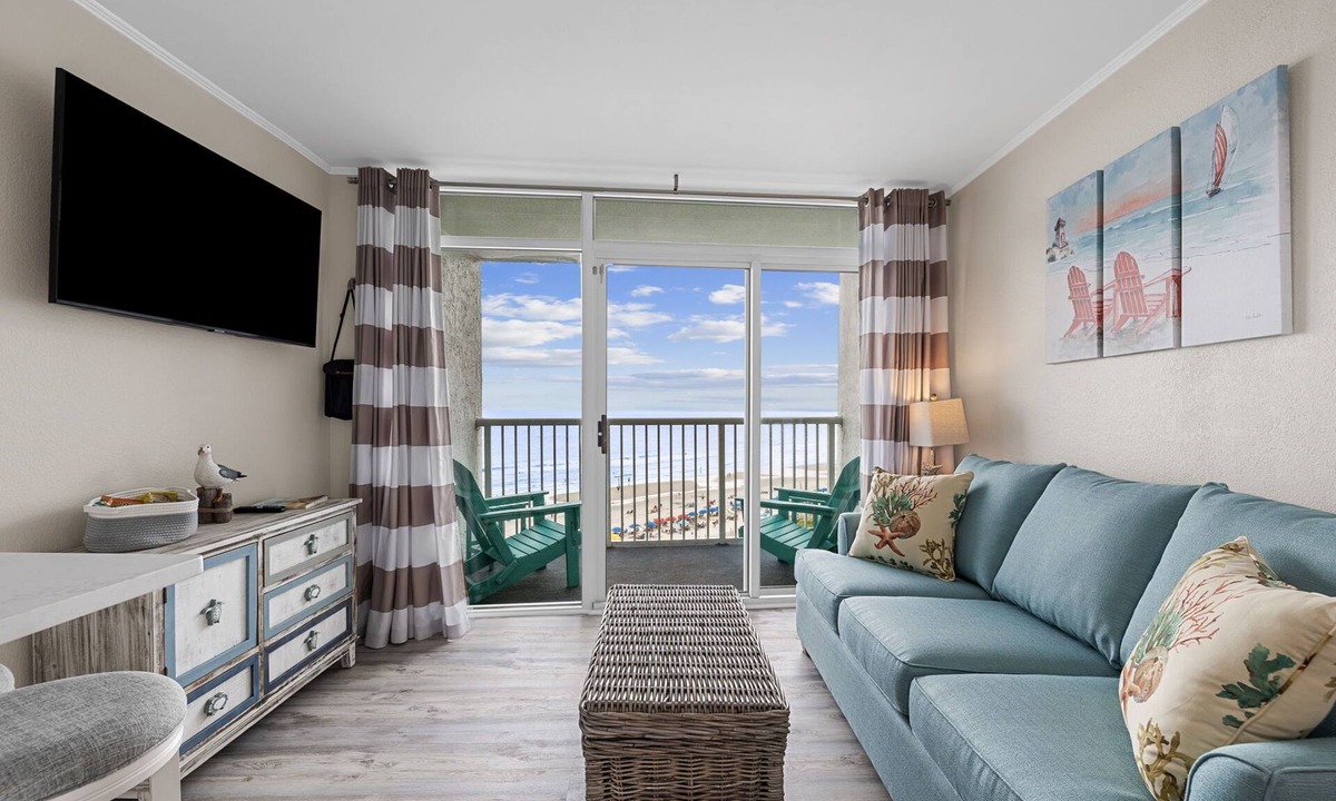 Arcadian Shores Condo | Enjoy the View! Updated North Tower SeaWatch Condo