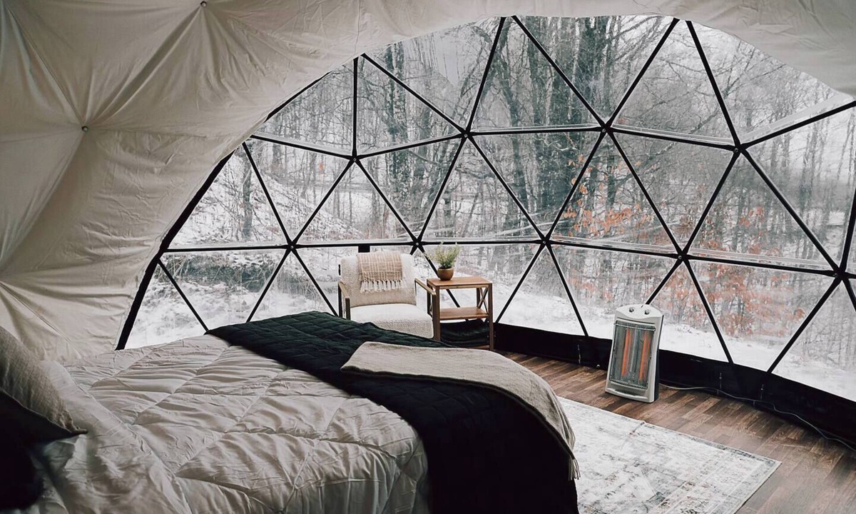 Edray House | Glamping Dome #4 in Snowshoe, Wv