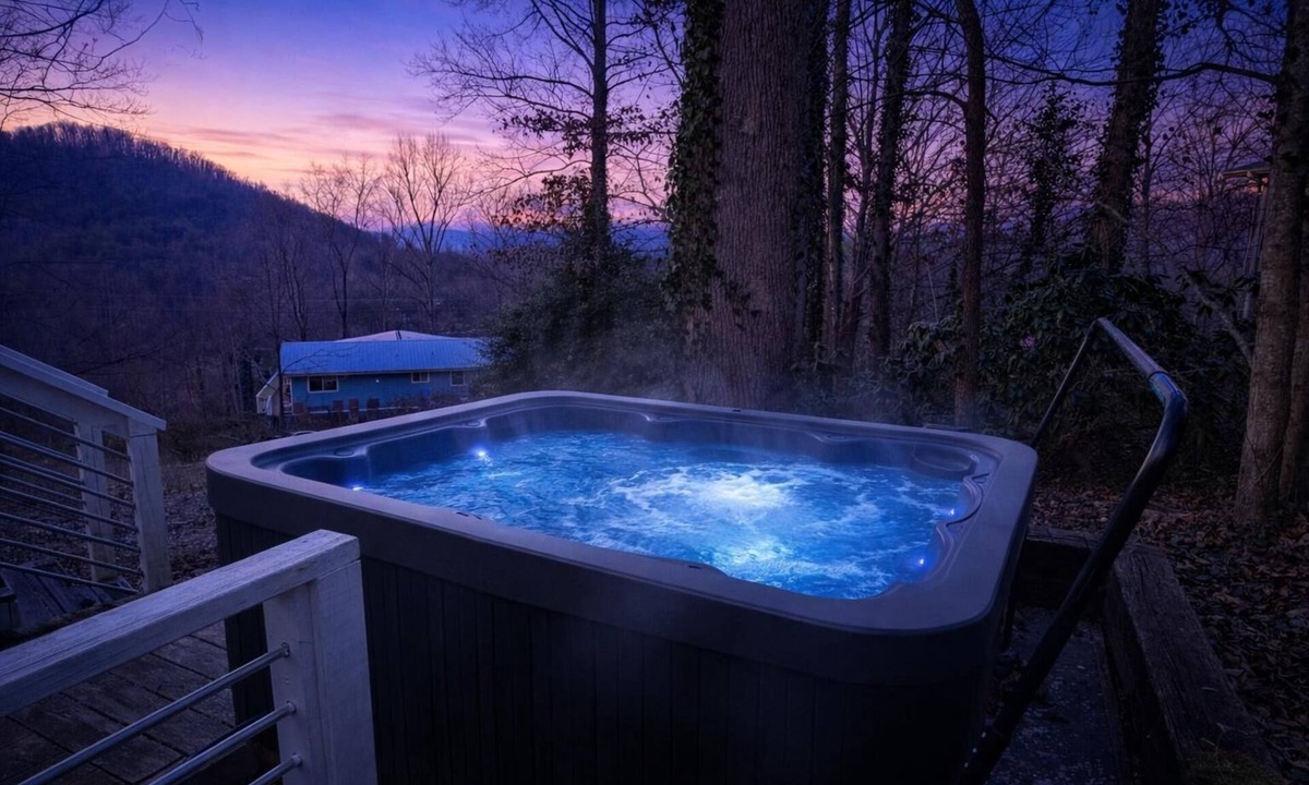Hiawassee Ski Chalet | Hiawassee Chalet | Hot tub | Pet Friendly I Enclosed Patio/1m to Marina