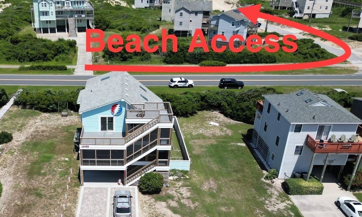 South Nags Head House | Hot Tub, EV Charger, Putt Putt, Corn Hole, Replenished Beach, possible pool