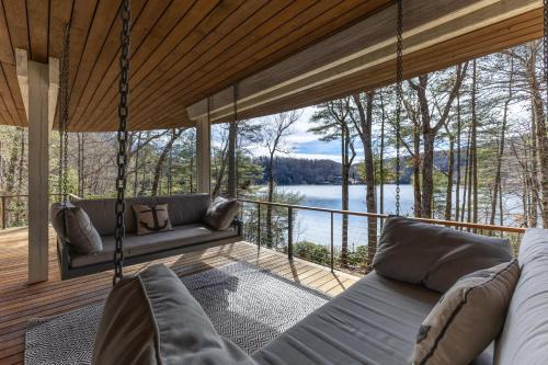 Cullowhee House | Lakefront Retreat Sleeps 16 by Nell Haven Homes