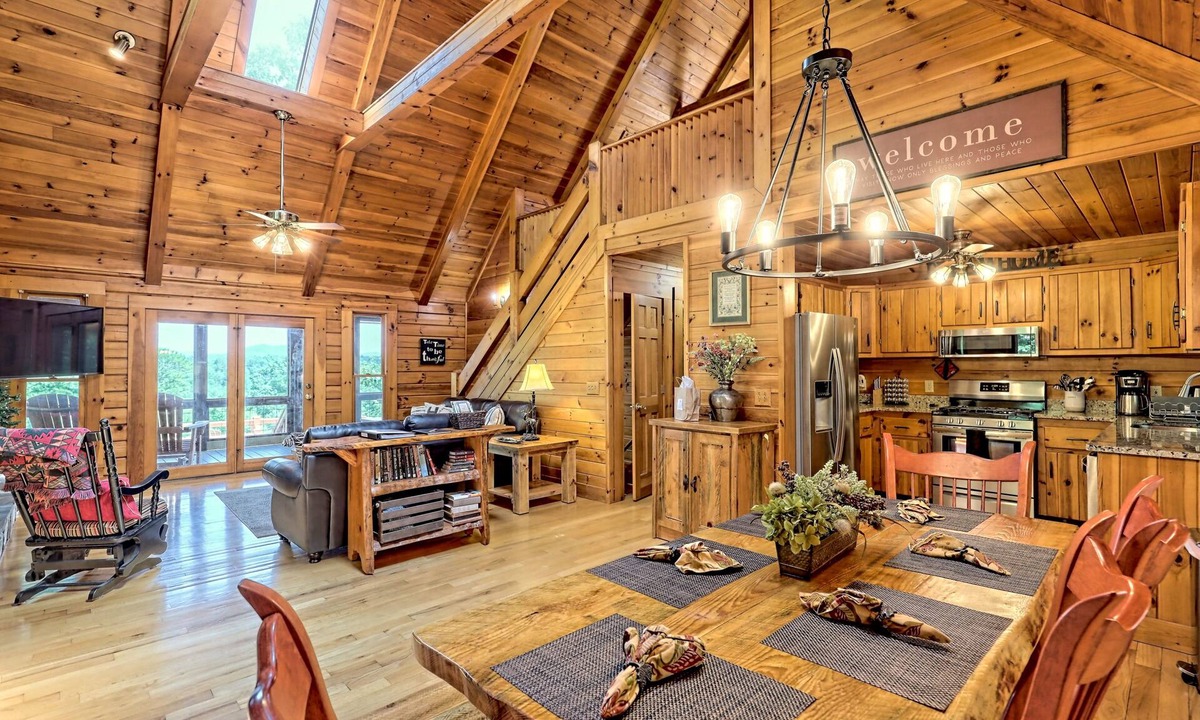 My Mountain Cabin | Large Deck, Screened Porch, Hot Tub, Fire Pit