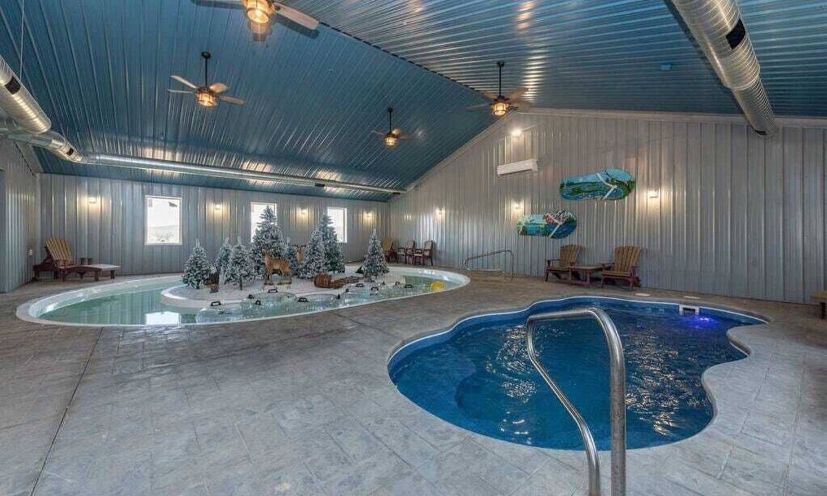 Waterfront Greens House | Lazy Creek - Deep Creek Lake - Indoor Lazy River , Boat Dock rental available May-Sept. 2026