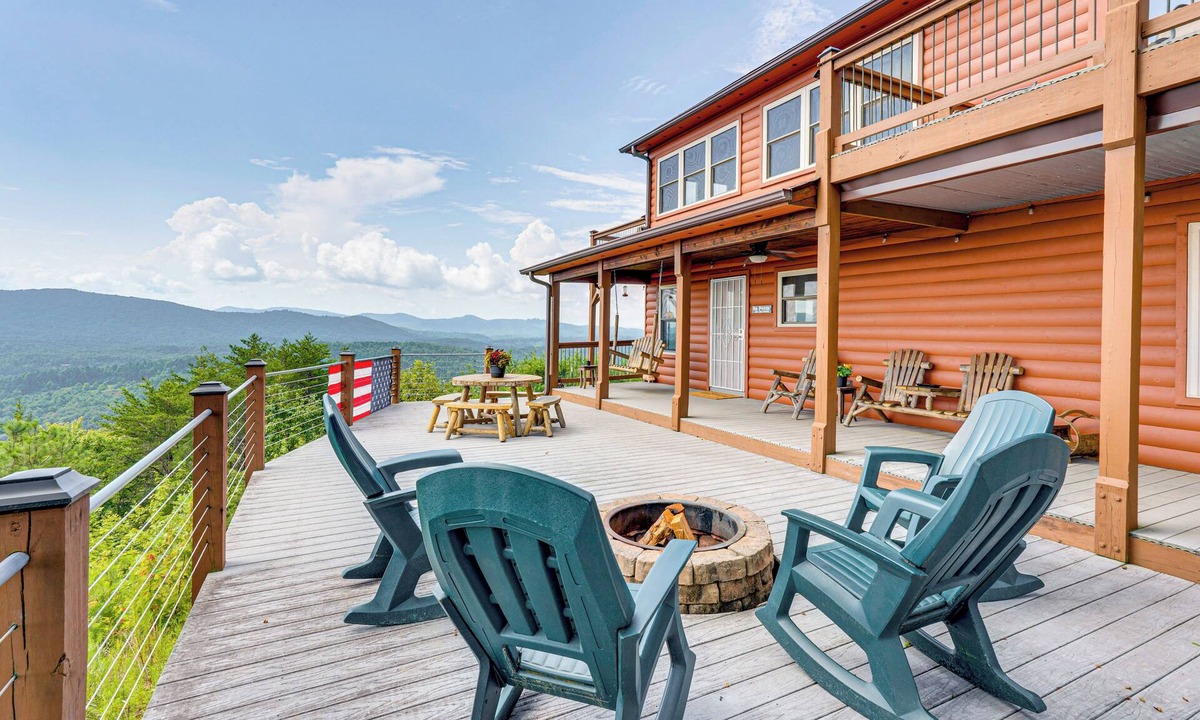Murphy Cabin | Mtn-View Cabin: Deck & Pets Welcome in Murphy