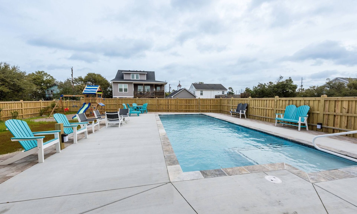 Kill Devil Hills Apartment | PRIVATE King Suite, POOL, GRILL,outdoor shower,coffee bar,fridge,microwave