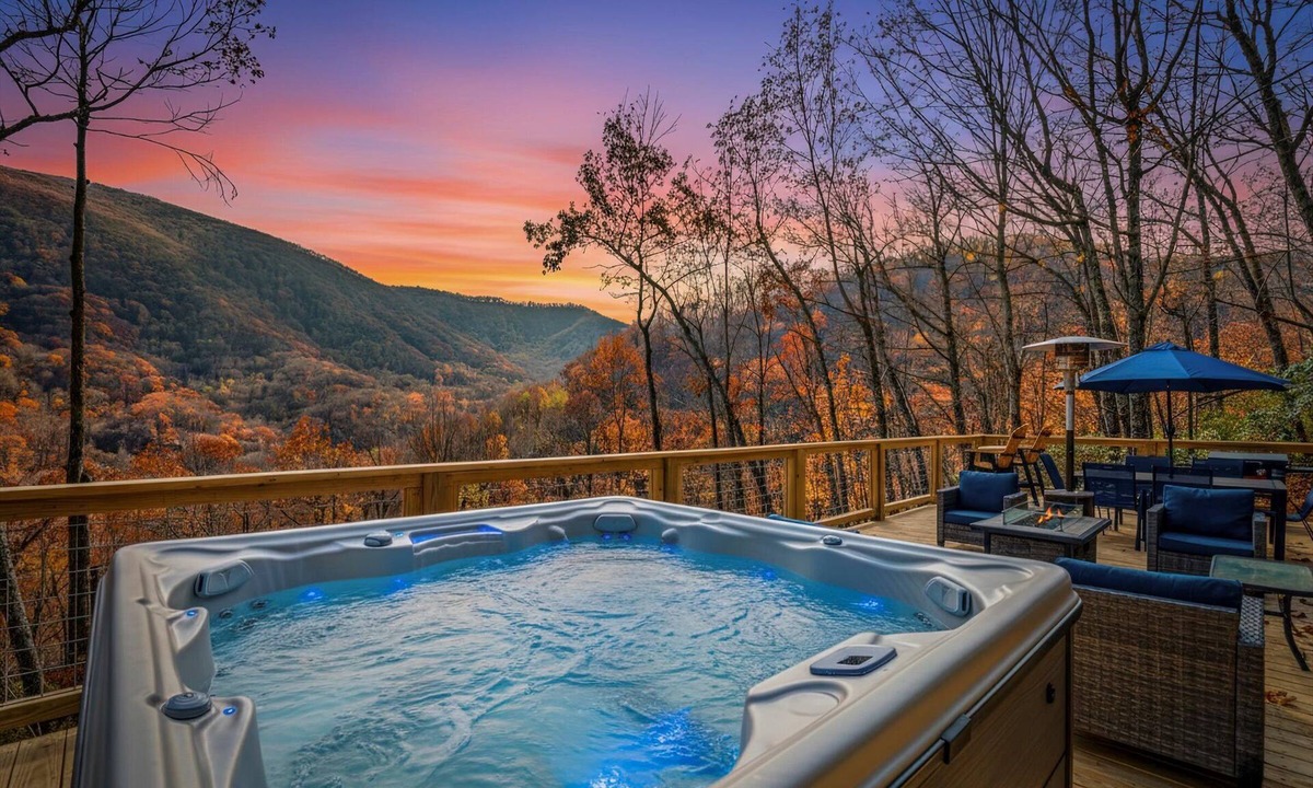 Maggie Valley Cabin | Relax at 4,000 ft: Hot Tub, Outdoor TV & Views
