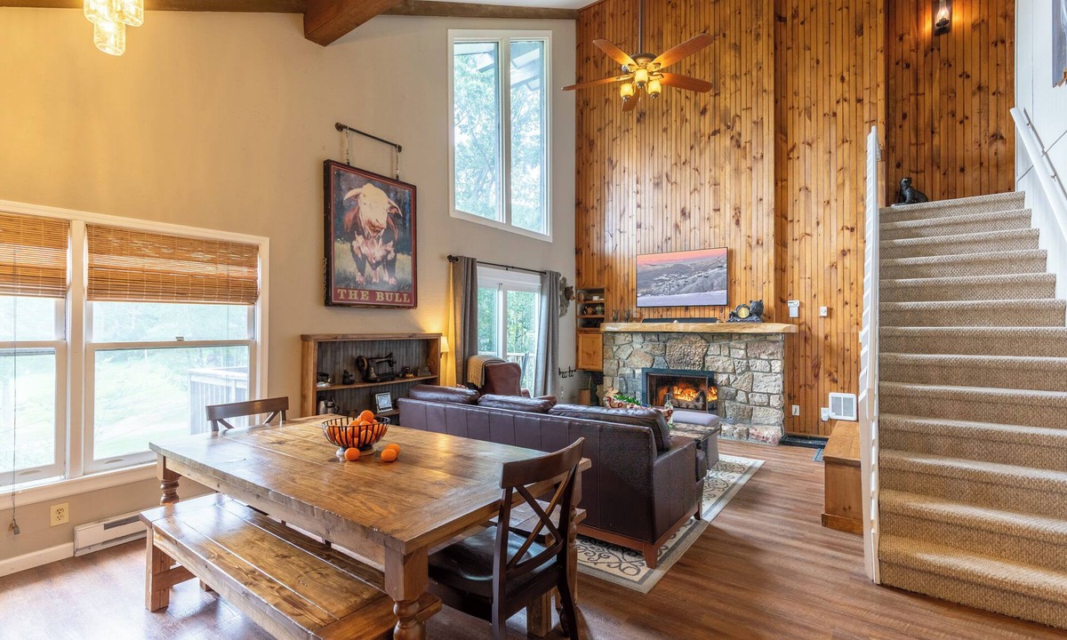 Sugar Mountain Condo | Slope-side, Ski in-Ski out: 2 story Condo. Directly alongside the slopes.
