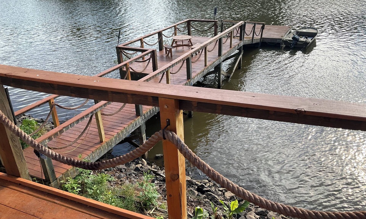 Southmont House | Spend time with family & friends. Fish, swim, kayak, or relax on private dock!