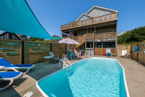 Carolina Dunes House | The Pup Deck - Duck, Carolina Dunes, 420 Yds to Beach, Pool, Hot Tub, Pets OK, Flex Stays