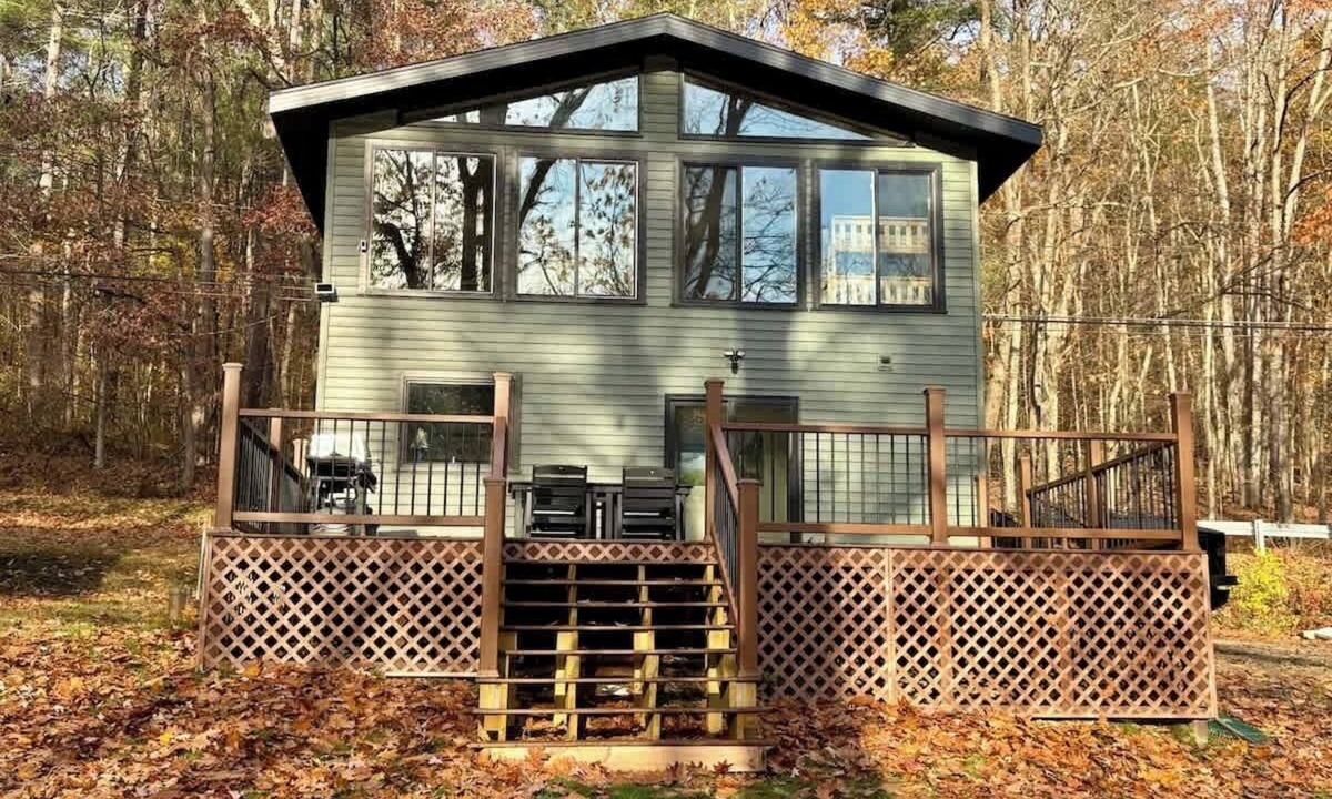 Tidioute Cabin | Tidioute Riverfront Chalet - Pet Friendly - Across from Game Lands