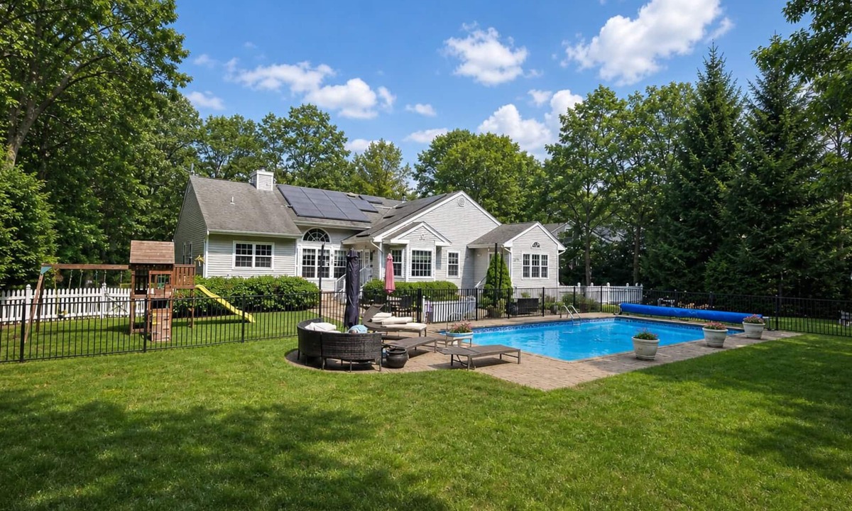 Westhampton House | Westhampton Retreat: Pool, 5BR, Private Yard, Gym, Golf Simulator