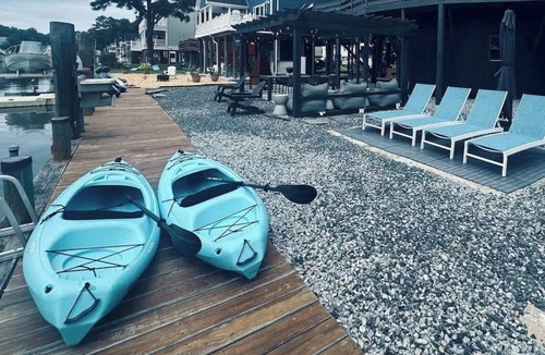 Captain's Cove House | Bayfront Modern Retreat Dock, Kayaks, Views