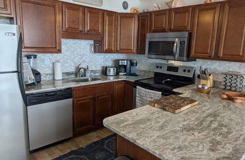 Garden City Condo | Beach Dreams 2nd floor BEST VIEW Watch the waves roll in from the living room.