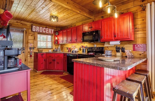 Smoky Mountains Cabin | Breathtaking Smoky Mountain Views-Hot Tub-Porch Swing-Refined Rustic Retreat