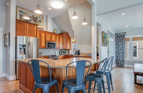 Bald Head Island House | Breathtaking views of Bald Head Island Harbor and Old Baldy Lighthouse