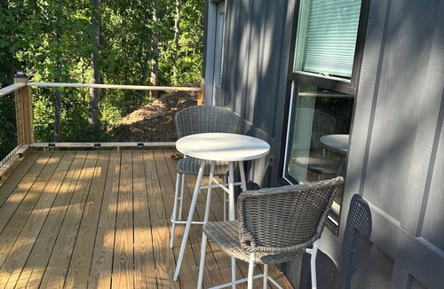 Candler Cottage | Charming Creek View cottage in Candler perfect for a relaxing getaway
