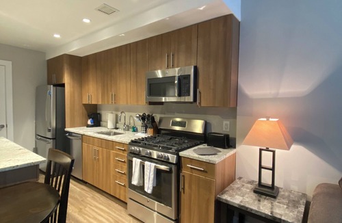 Aurora Highlands Apartment | Chic 1-bedroom apartment in fabulous Arlington with fitness room, WiFi