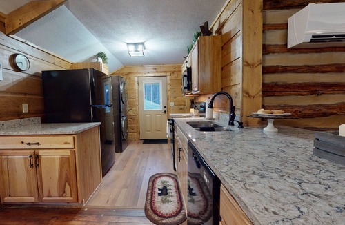 Upper Tract Cabin | Cozy Log Cabin in the Heart of Smoke Hole Canyon Overlooking South Branch River.