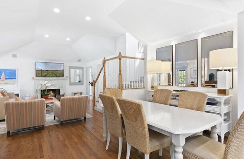Village of Southampton House | Elegant Home South of Highway Near Town & Beach, Heated Pool, Sauna, Fireplaces
