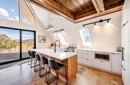 Torrey Cabin | Experience Pure Glamping on this A-frame Placed in the Middle of the Desert in Wayne County, Utah