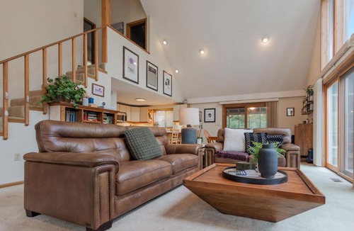The Woods Ski Chalet | Fireplace Fire Pit Covered Porch & Resort Access