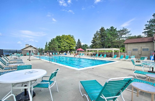 Dewittville Condo | Lakefront Dewittville Condo with Private Deck!