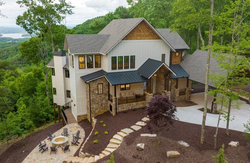 Blue Ridge House | Luxury Mountain Retreat with Panoramic Lake & Blue Ridge Views