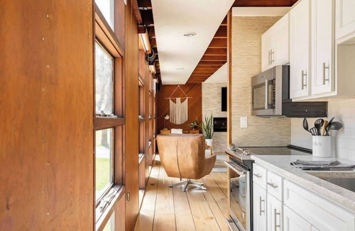 Wernersville House | Mid-Century Modern Escape with Secluded Hot Tub & Cozy Fire Pit