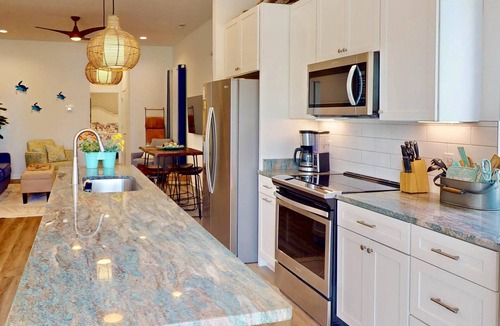 Wilmington Beach House | Modern Duplex, Fenced Yard, Dogs OK, Easy Walk to Beach + Greenway