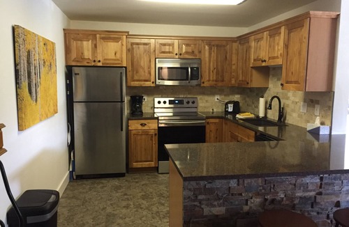 Mountain House Condo | Moose like the wetlands—our balcony offers a perfect view. 2bed, 2 bath. Sleeps6