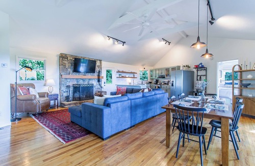 Wolf Laurel House | Mountain Getaway w/Hot Tub -Firepit- Near Ski Lodge & Trails