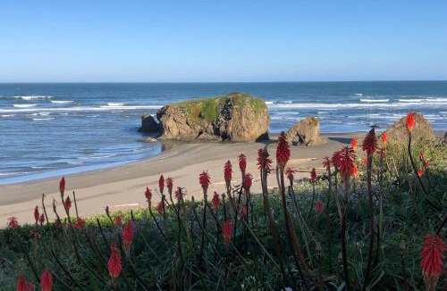 Fort Bragg House | Ocean-View Manor with Large Yard Walk to Beach