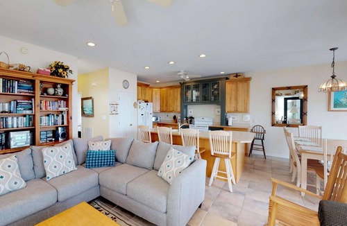 Kure Beach House | Oceanfront Escape | 4 Balconies, Beach Access, Walk to Kure Pier, Turtle Nesting Area! Dog Friendly