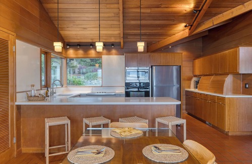 Oak Harbor House | Oceanfront Home w/Views, Offices & Firepits + Beach Access | Salish Sea Escape