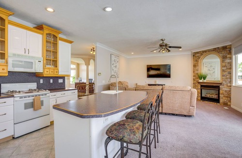 Clearfield House | Office, Fire Pit, Deck! Large Rental Near Hill AFB