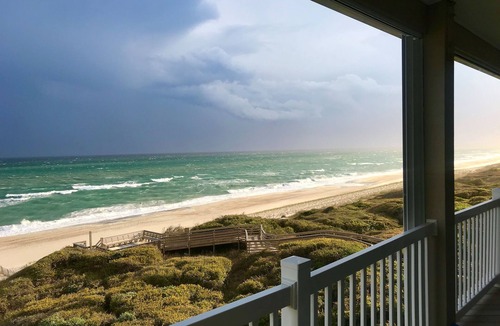 Indian Beach Condo | Once Upon a Tide: FULL RENO for 2026! Oceanfront, Pool, Linens