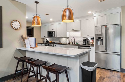 Locust Lake Village Ski Chalet | PBJ Chalet – Modern Pocono Stay w/Game Room, EV Charger & Fireplaces