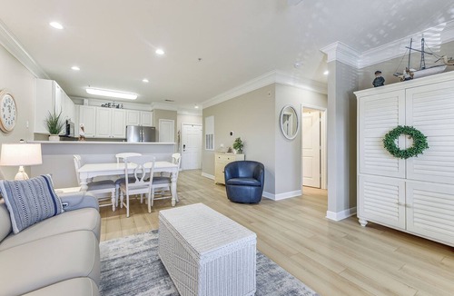 Calabash Condo | Pool & Private Balcony! Crow Creek Golf Club Condo
