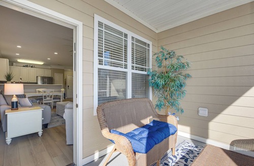 Calabash Condo | Pool & Private Balcony! Crow Creek Golf Club Condo