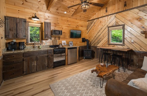 Deep Gap Cabin | Relaxing cabin getaway only minutes from the Blue Ridge Parkway. Pet friendly!