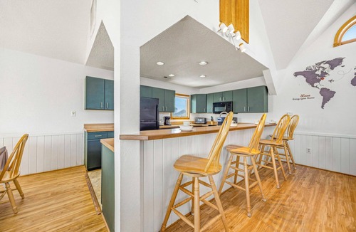 Rodanthe House | Semi-Oceanfront Dog Friendly Home w/Private Pool, Hot Tub, Foosball, Basketball