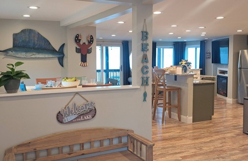 Conesus House | Sunset Lakefront Family Retreat - Dock, Hot Tub, Kayaks - Sleeps 12