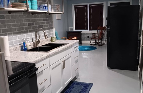 Carrollton Cottage | The Reel Cottage Leesville Lake No Stairs, firepit, fireplace NEW WIFI 6/3