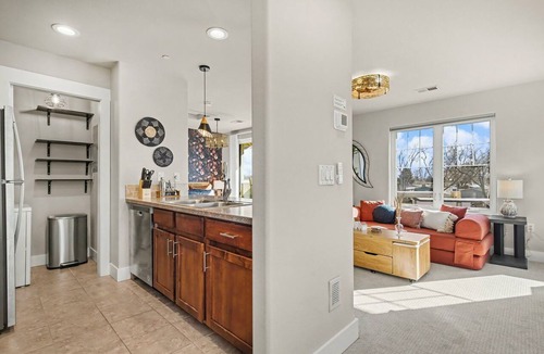 Fort Collins Apartment | The Revive Loft | Balcony, Workspace & Bikes