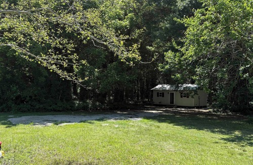 Greenbush Cabin | Tranquil tiny cabin situated in private wooded setting. Hiking trail and firepit