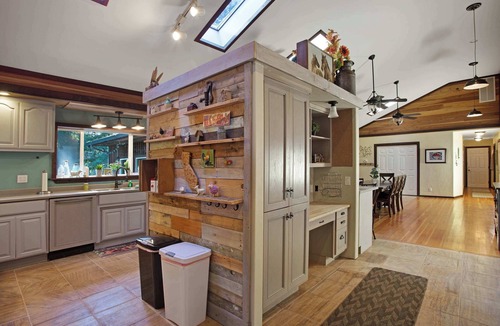 Fort Bragg House | Tree-lined Home with Hot Tub, Firepit & Large Yard
